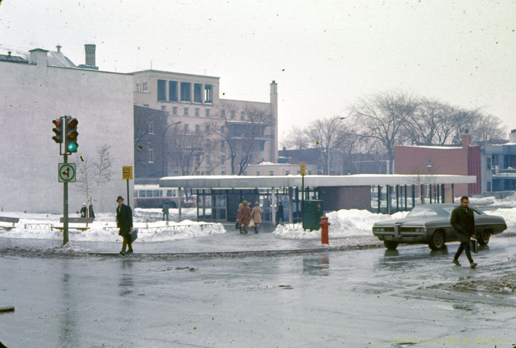 The station's original headhouse seen from the northwest.