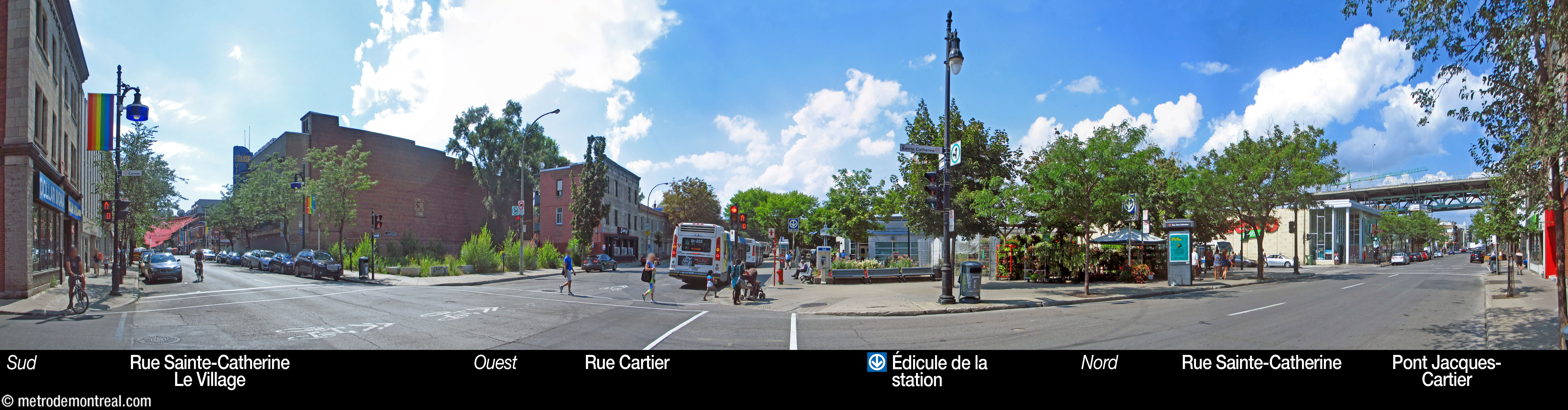 Papineau - Alentours de la station Papineau - Alentours de la station