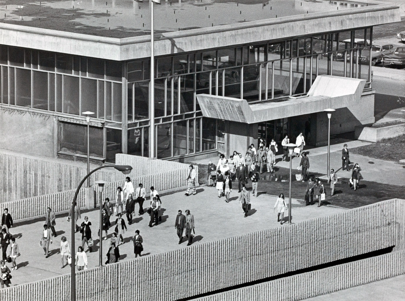 L’extérieur de l’édicule originel en juin 1974.