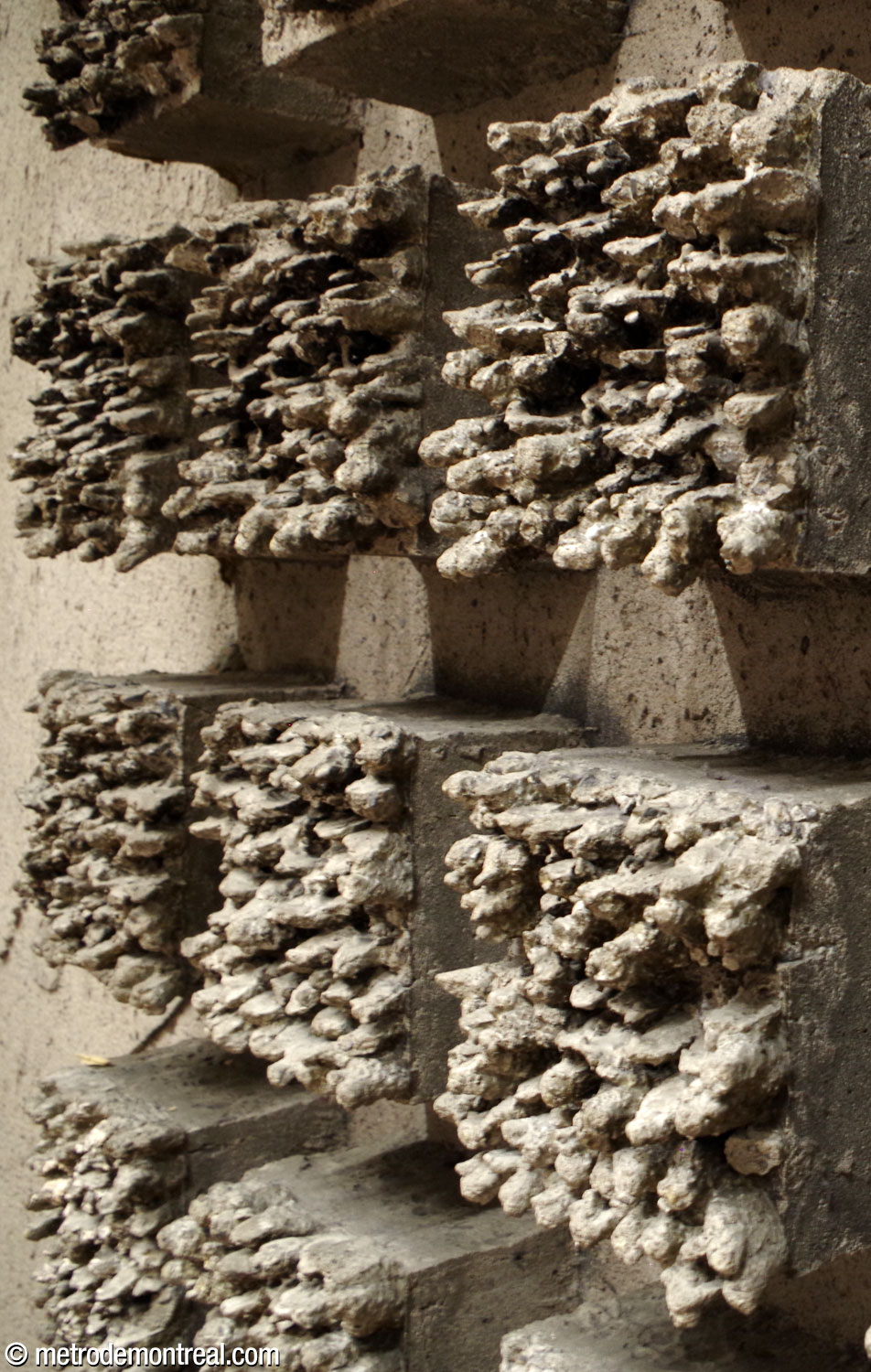 Detail of the eastern panel of Citius, Altius, Fortius by Jordi Bonet.