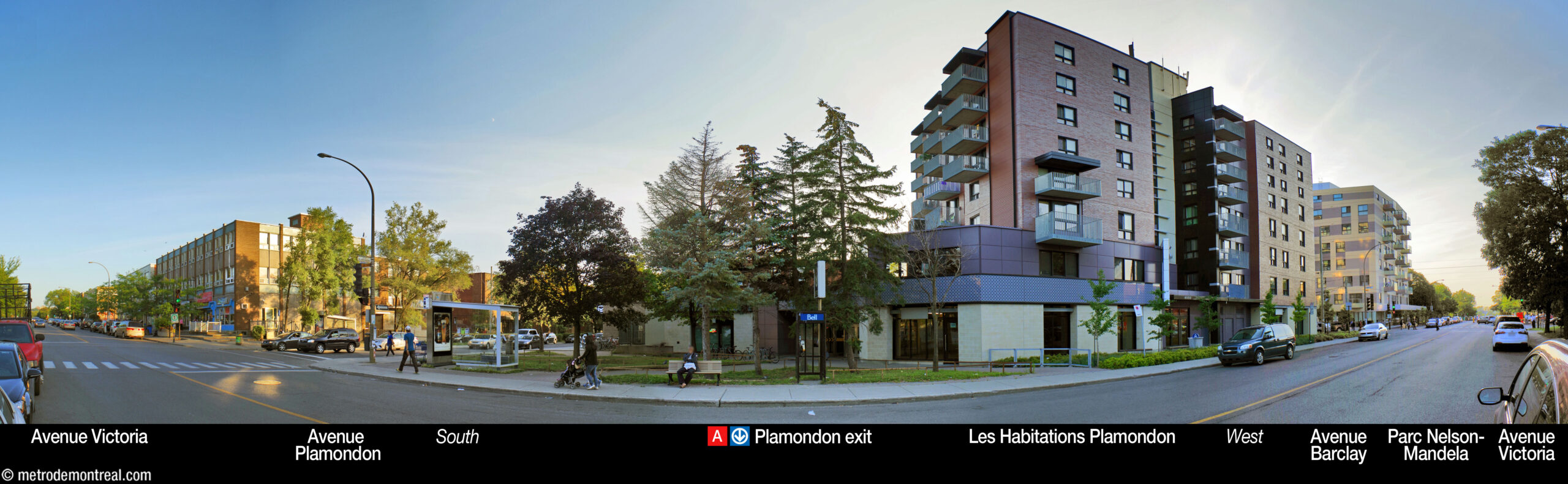 Plamondon (Plamondon exit) - Station surroundings Plamondon (Plamondon exit) - Station surroundings