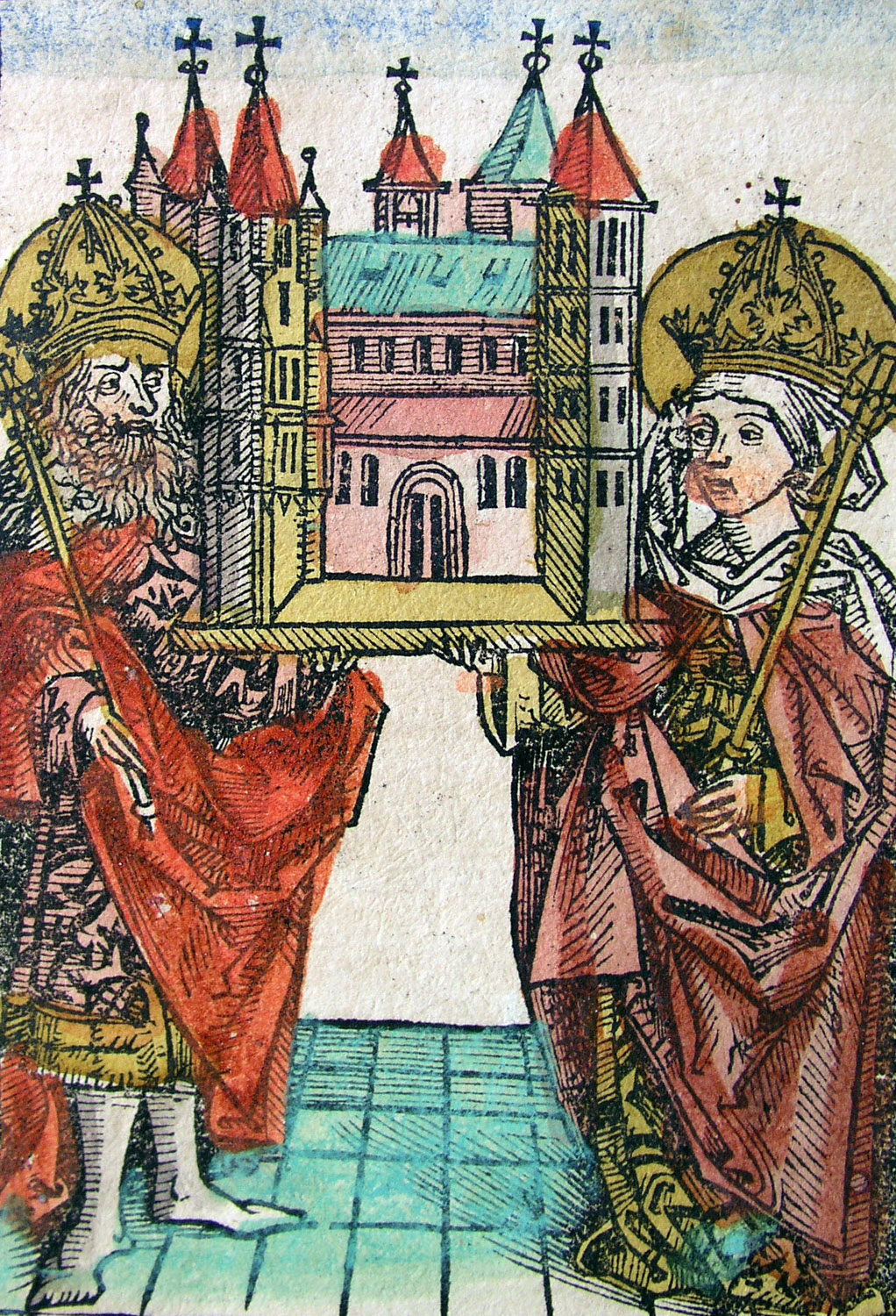 St. Henry II, Holy Roman Emperor, and his wife St. Cunegund.