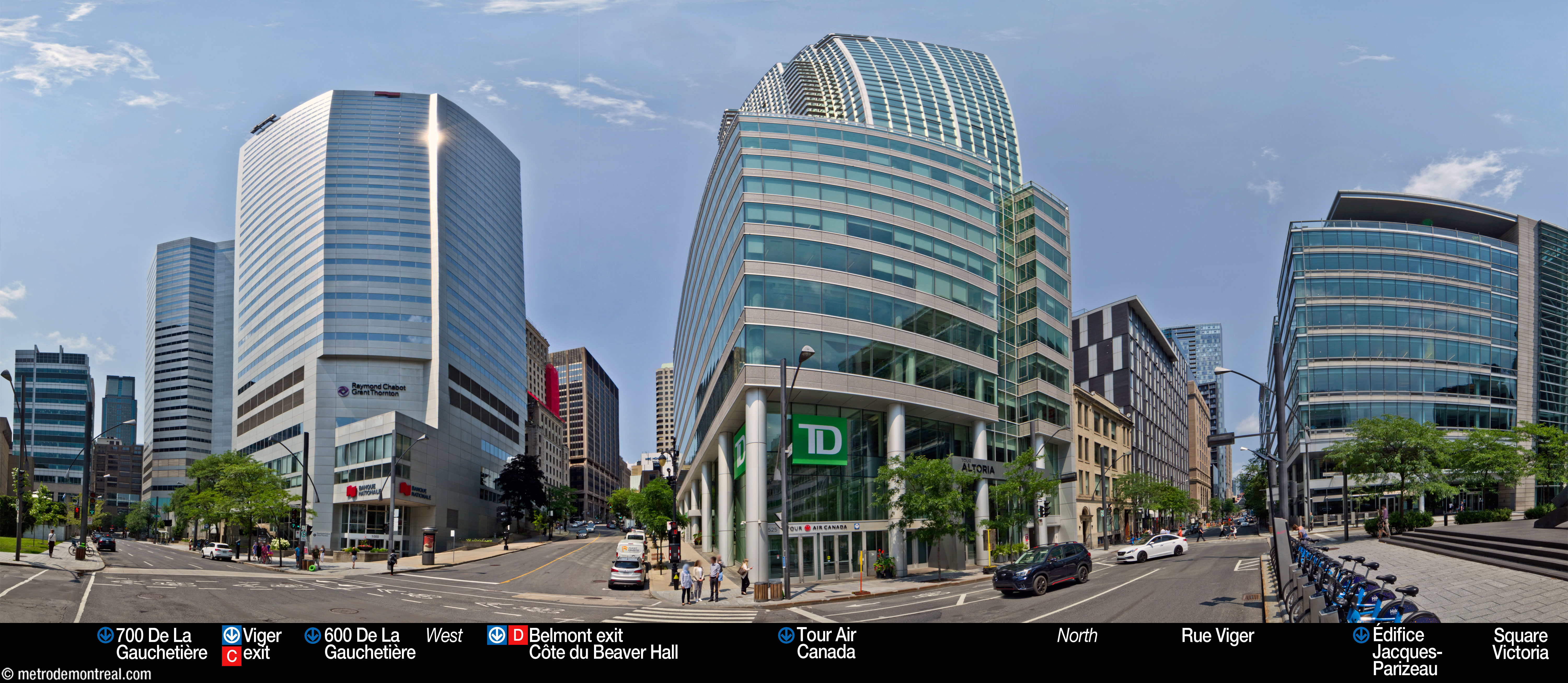 Square-Victoria–OACI - Station surroundings (north) Square-Victoria–OACI - Station surroundings (north)