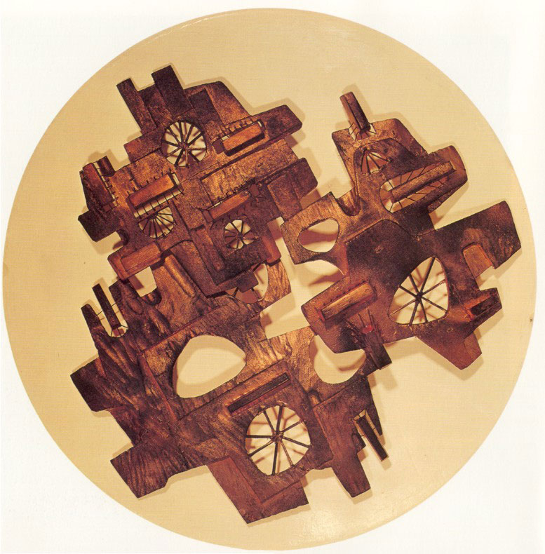 Maquette d'une sculpture d'Yves Trudeau, planifiée pour le plafond de la rotonde sous l'entrée Saint-Jacques.