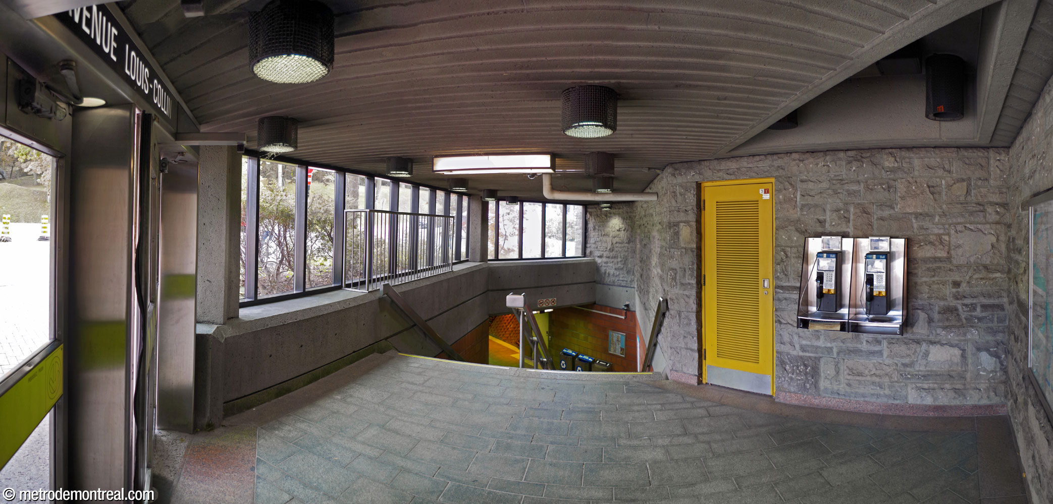 Intérieur de l'édicule Louis-Colin.