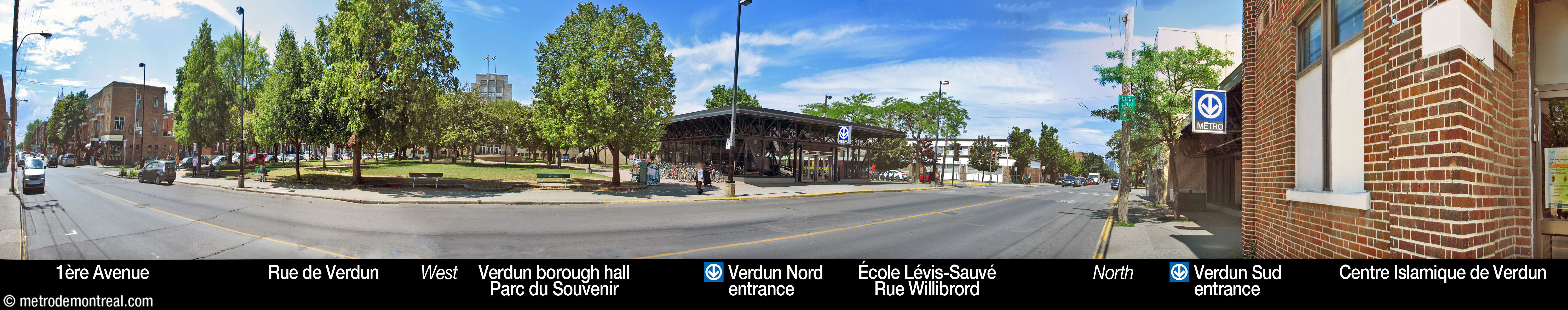 Verdun - Station surroundings Verdun - Station surroundings