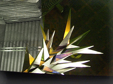 Calcite, vue en plong&eacute;e