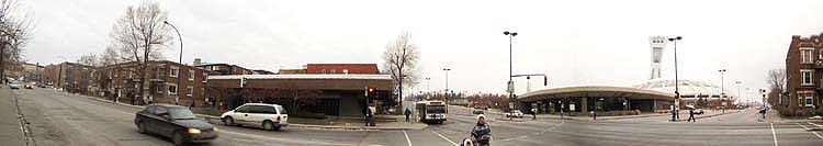 Panorama of Pie-IX metro