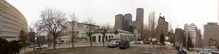 Panorama of Place-des-Arts metro