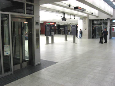 Elevators in the mezzanine
