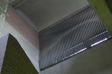 Sculptural grille by Jean-Jacques Besner