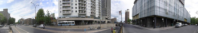 Panorama de la station Sherbrooke