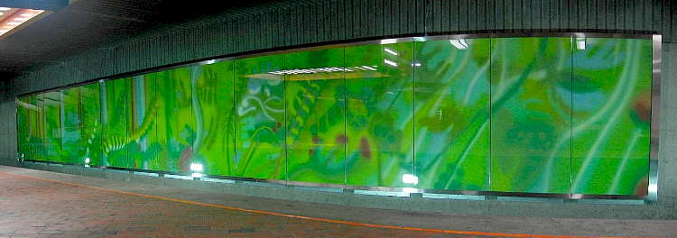 Saint-Michel mural reinstalled