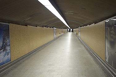 North tunnel to Belmont exit