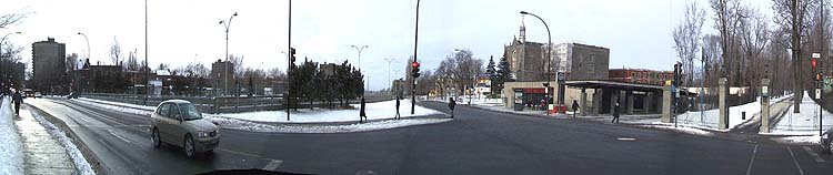 Panorama of Villa-Maria metro