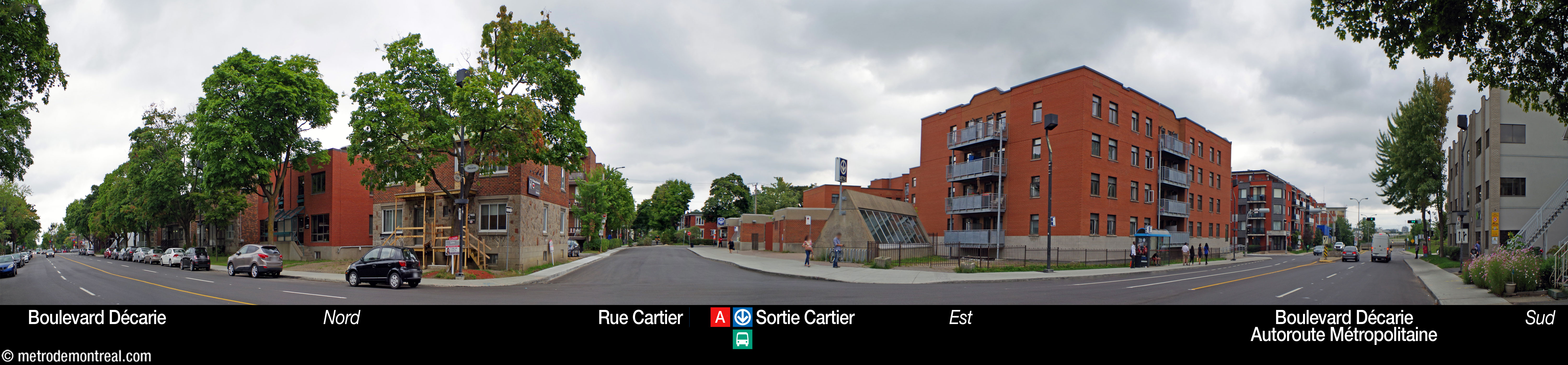 Du Collège - Alentours de la station (accès Cartier) Du Collège - Alentours de la station (accès Cartier)